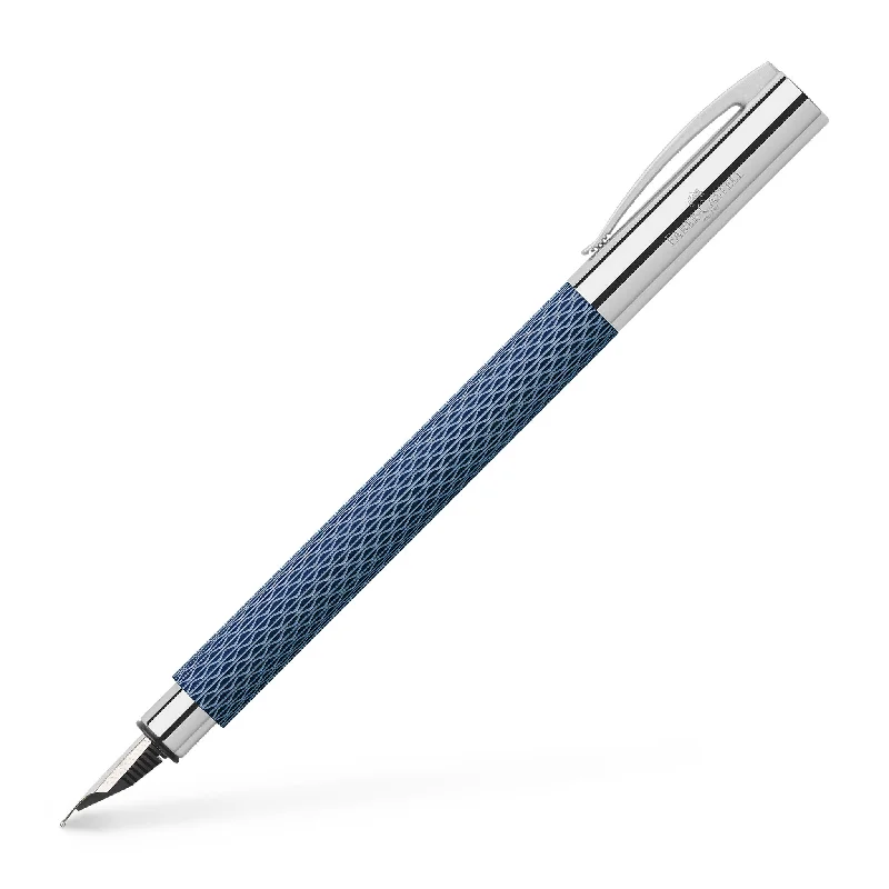 Ambition Fountain Pen, OpArt Deep Water