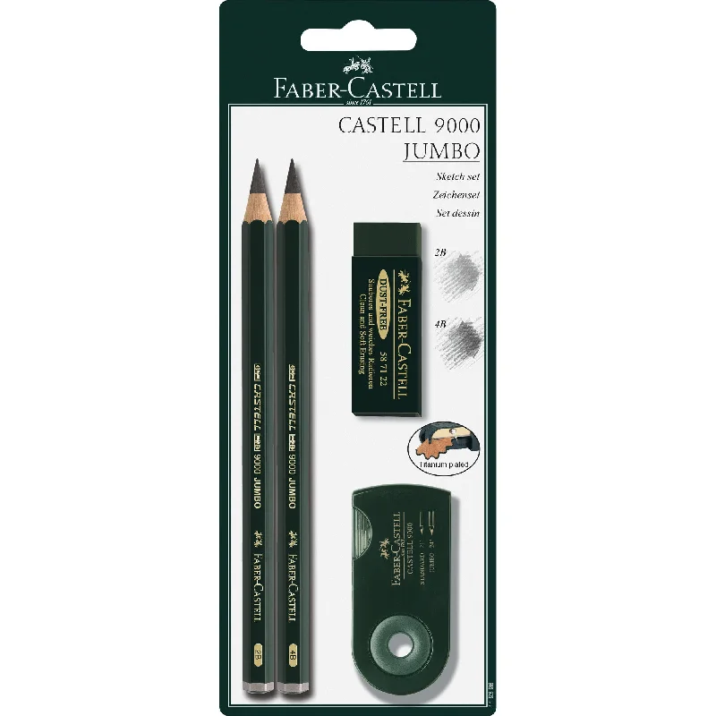 Castell 9000 Jumbo Graphite Pencils, Drawing Set - #119398