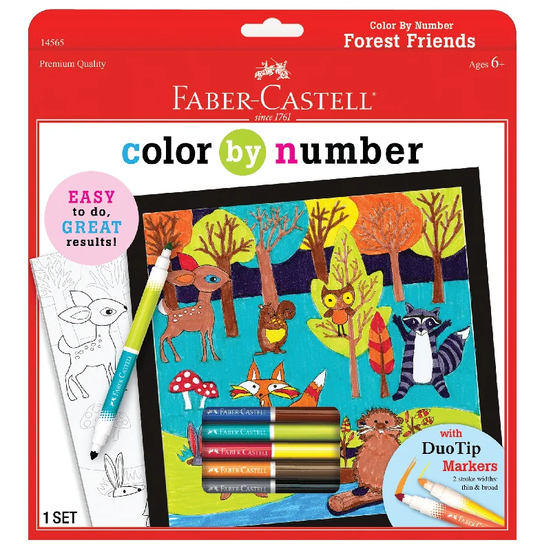 Color by Number Forest Friends - #14565