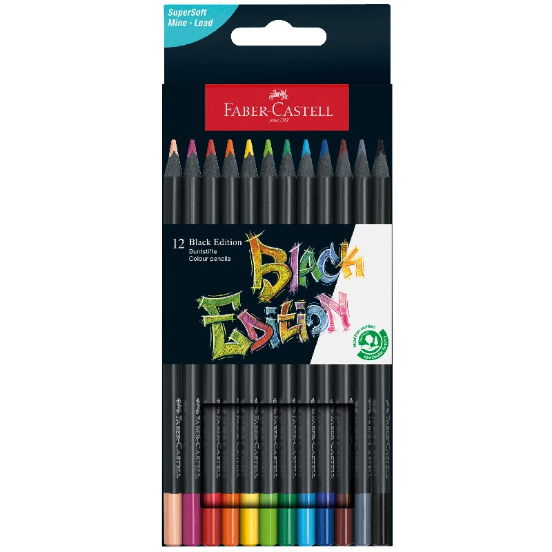 Black Edition Colored Pencils, Box of 12 - #116412