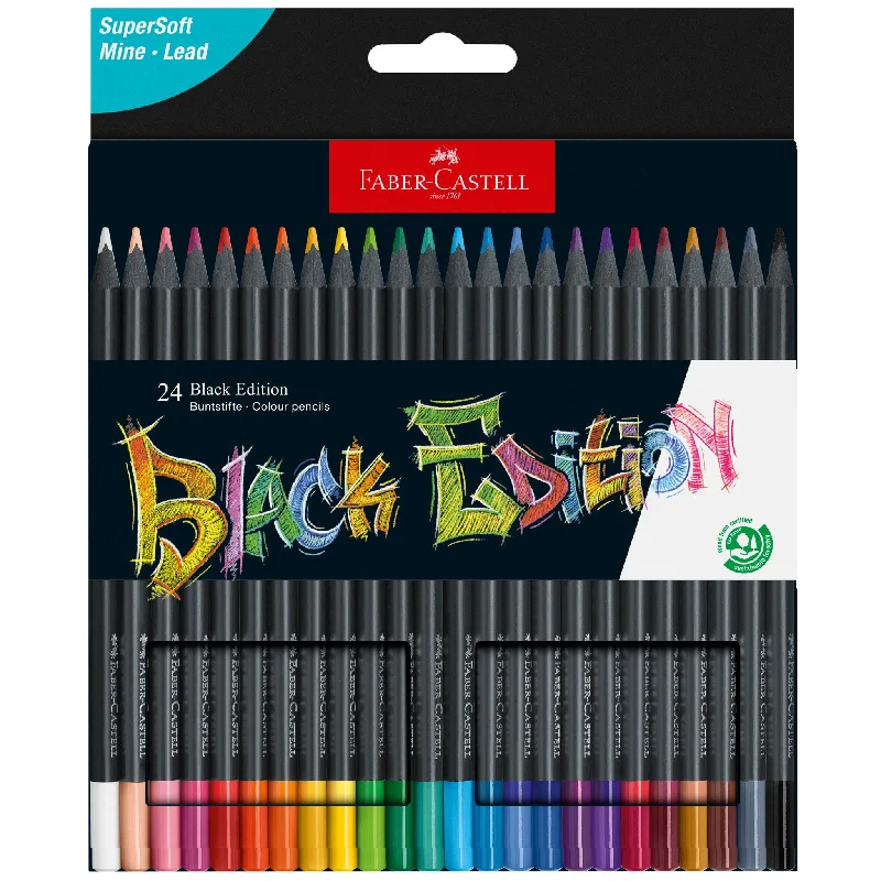 Black Edition Colored Pencils, Box of 24 - #116424