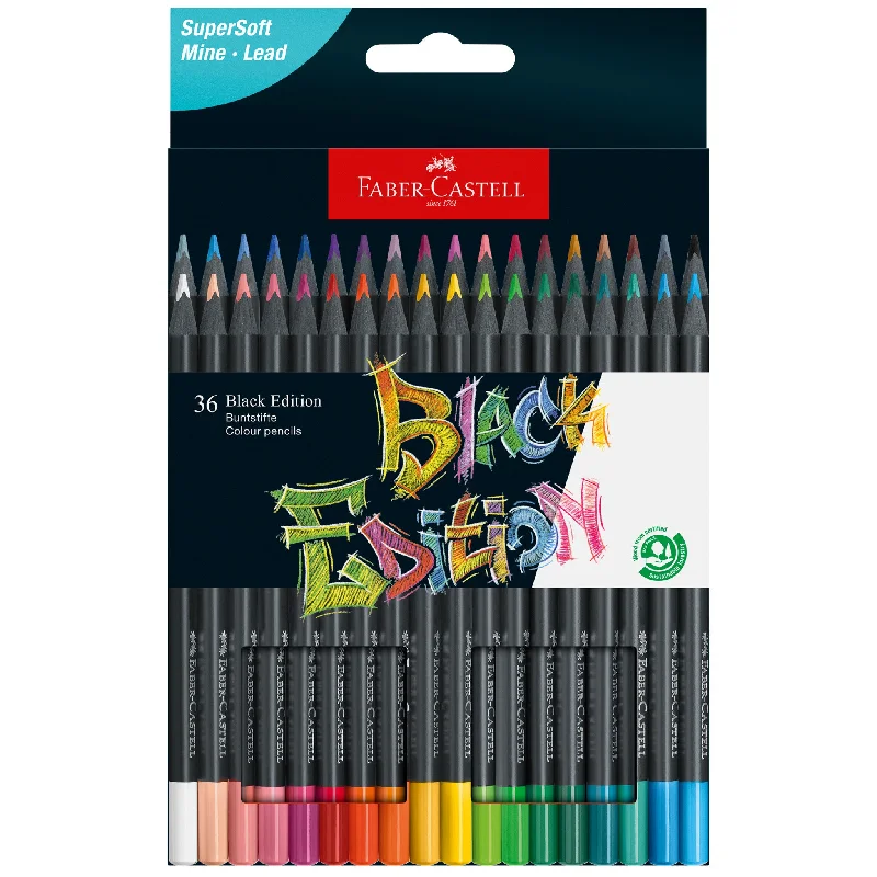 Black Edition Colored Pencils, Box of 36 - #116436