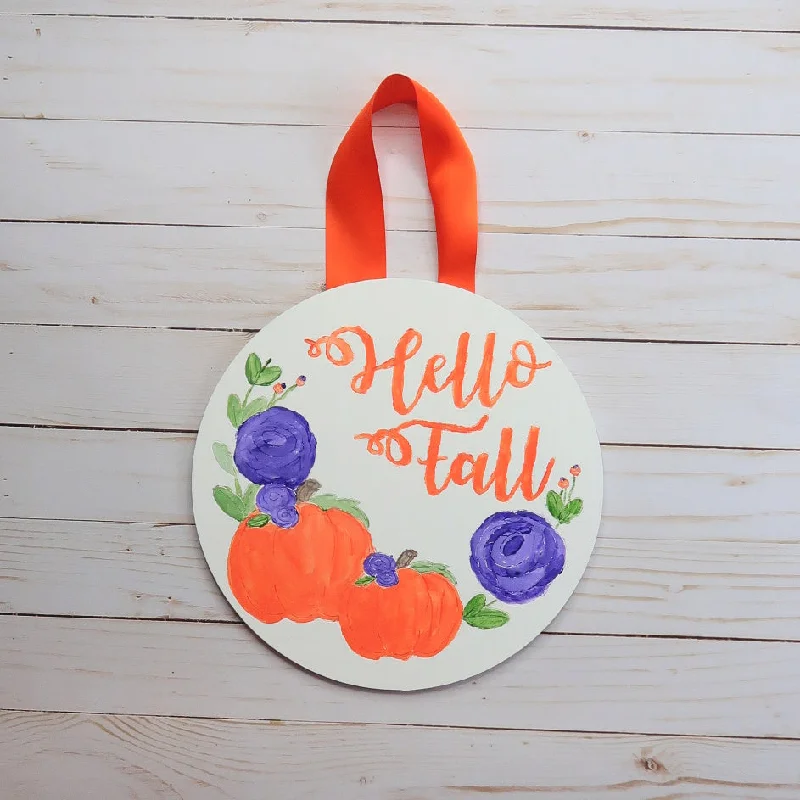 DIY Hello Fall Sign