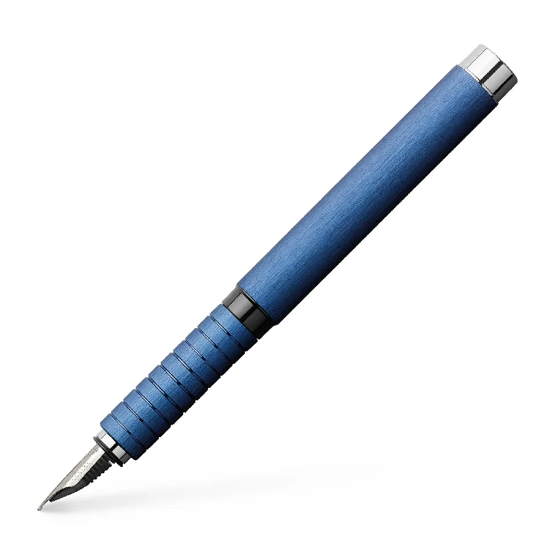 Essentio Fountain Pen, Aluminum Blue