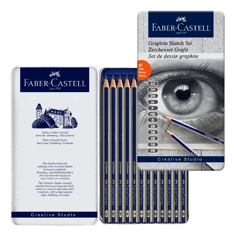 Goldfaber Graphite Pencils, Tin of 12 - #900012