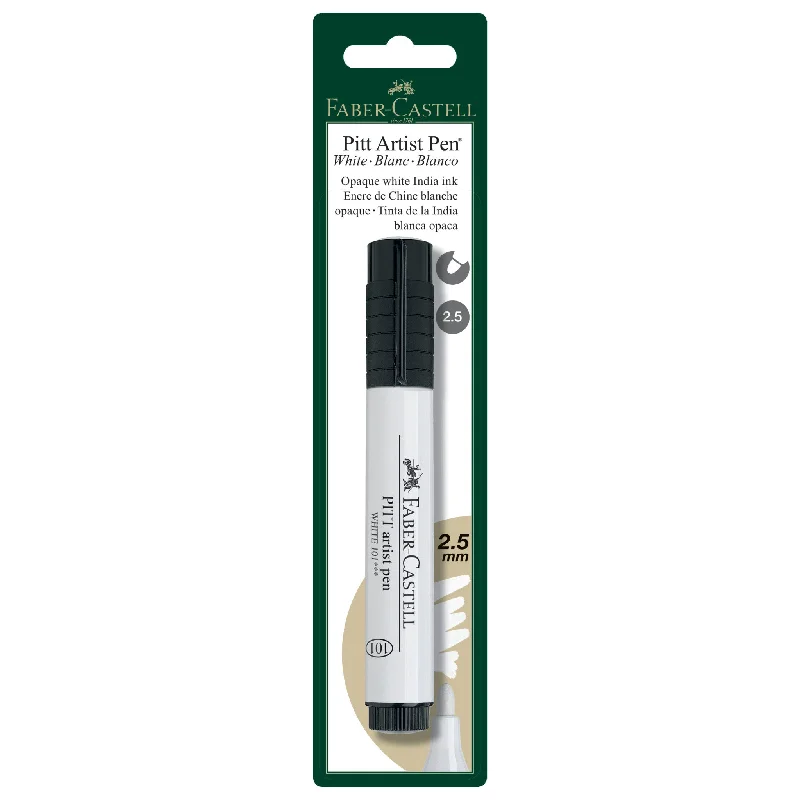 Pitt Artist Pen, #101 White - #800091