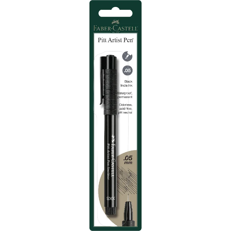 Pitt Artist Pen, Extra Extra Superfine - #199 Black - #800147