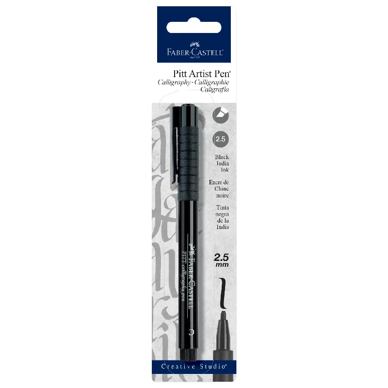 Pitt Artist Pen, Calligraphy - #199 Black - #800073T