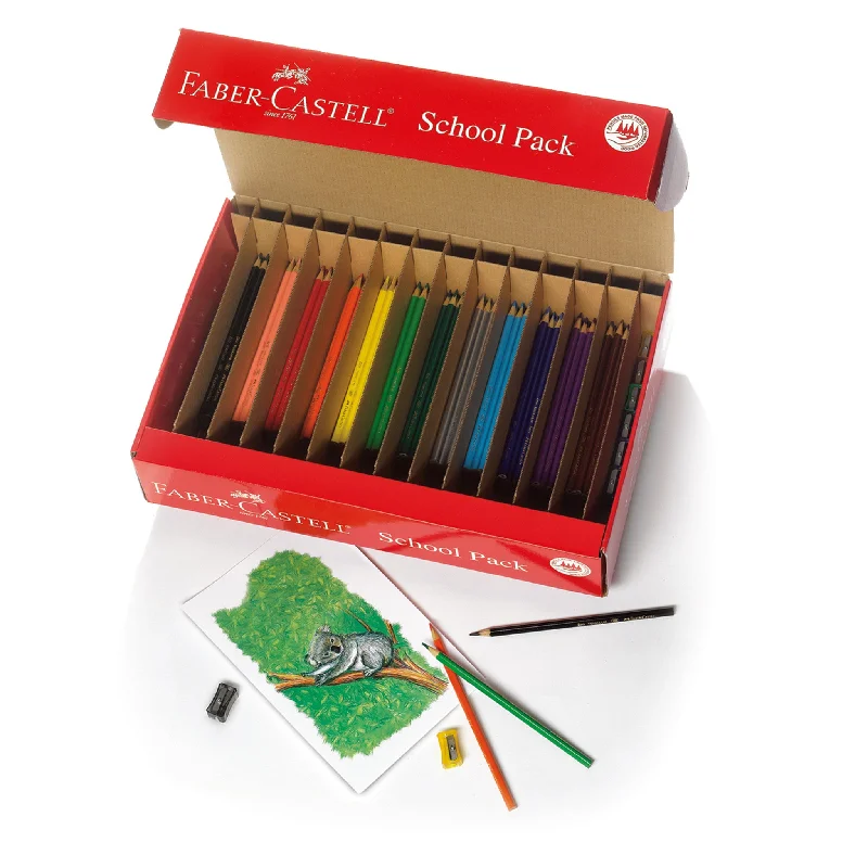 Triangular Colored EcoPencil School Pack - #900006