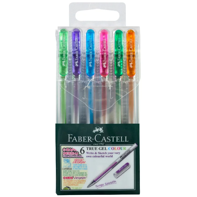 True Gel Pens, Wallet of 6 - #242622