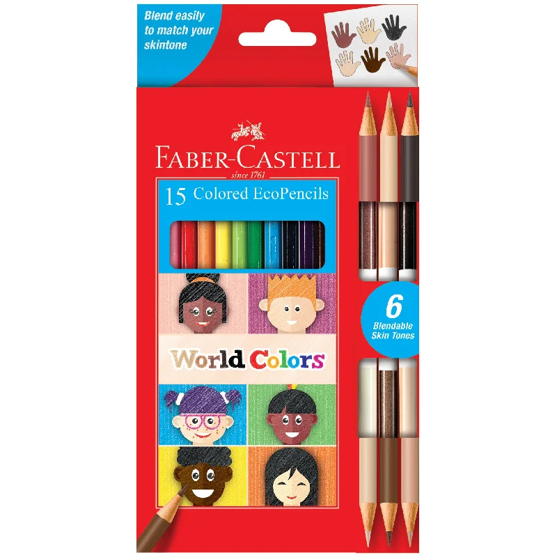 World Colors 15 Colored EcoPencils - #120112CCE