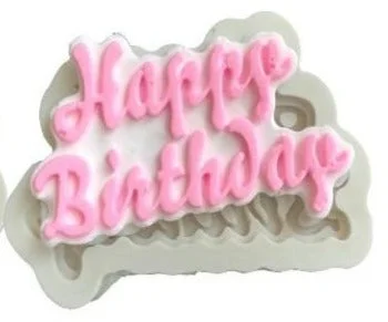 Silicone Mould Happy Birthday