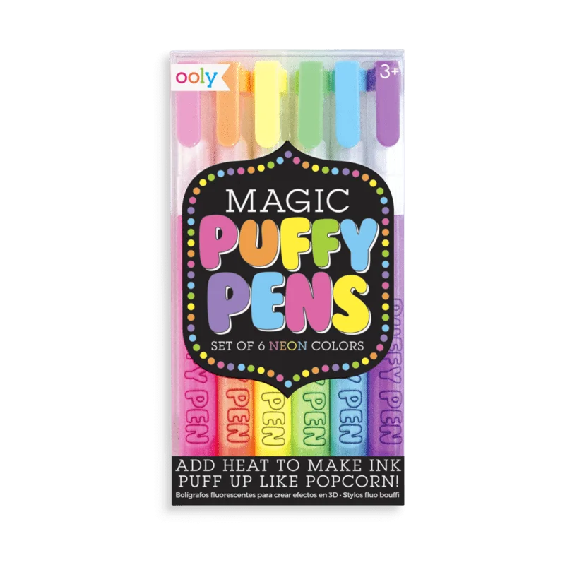 Magic Neon Puffy Pens