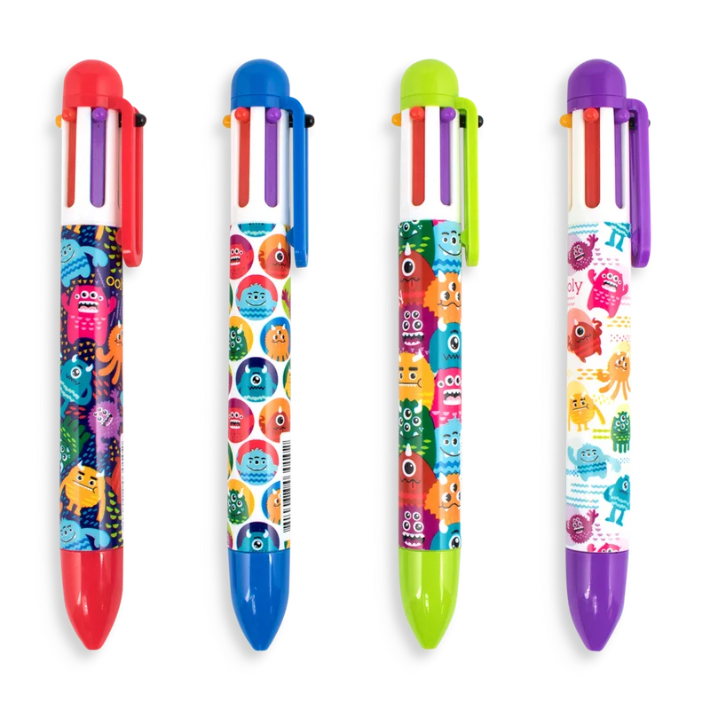 Monster 6 Click Multi Color Pens