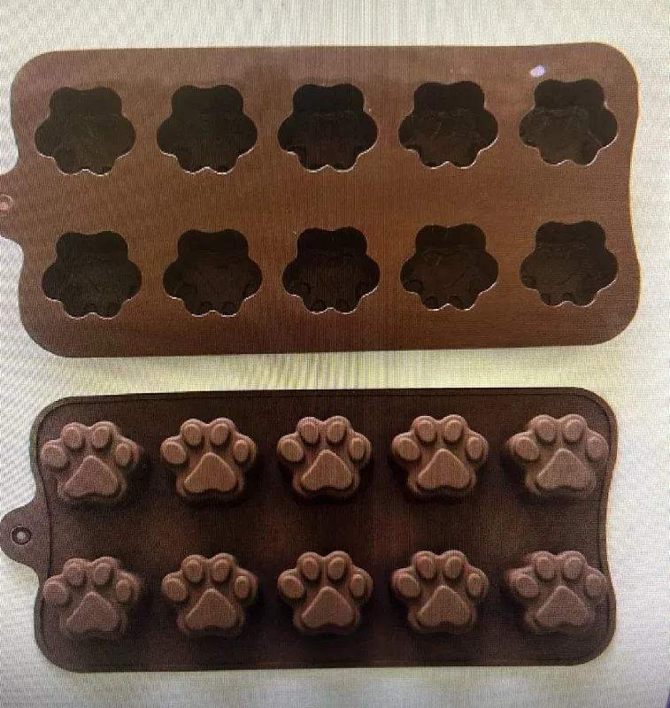 Nr133 Silicone Mould Chocolate Paw