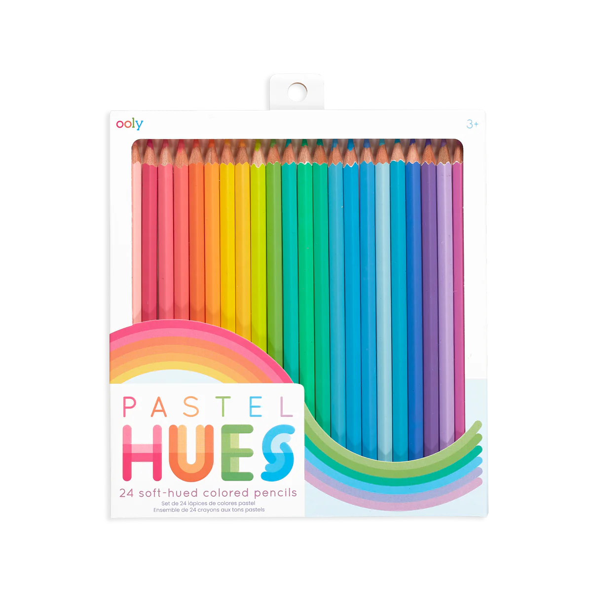 Pastel Hues Colored Pencils—set of 24