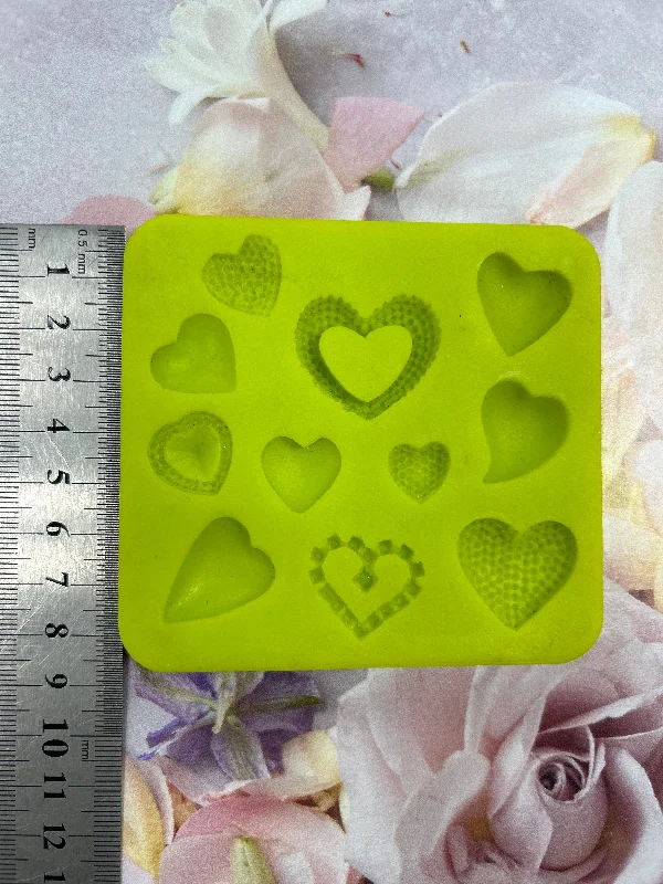 PRE LOVED Silicone Mould Hearts