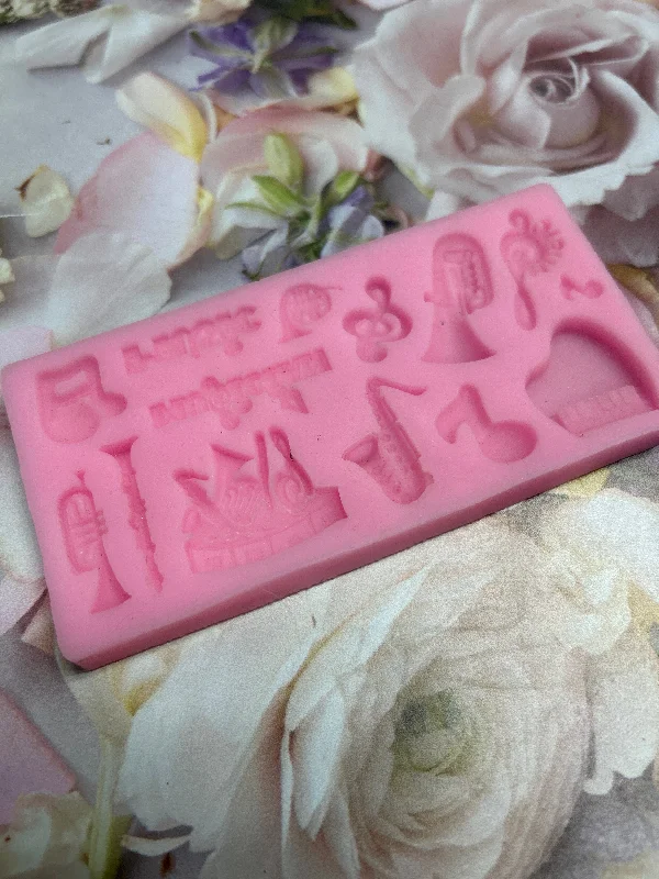 PRE LOVED Silicone Mould Music