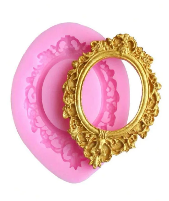 Silicone Mould Round Mirror Frame