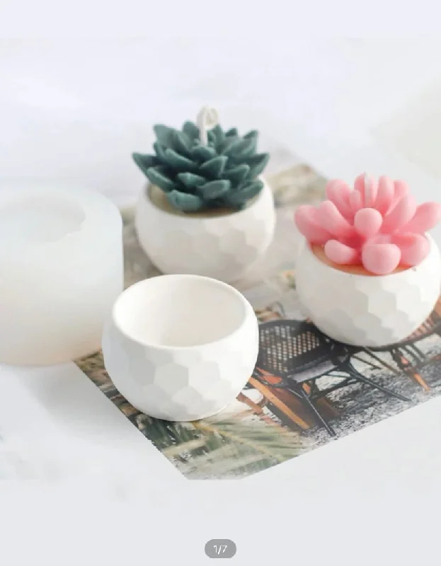 Silicone Mould Cement Pot