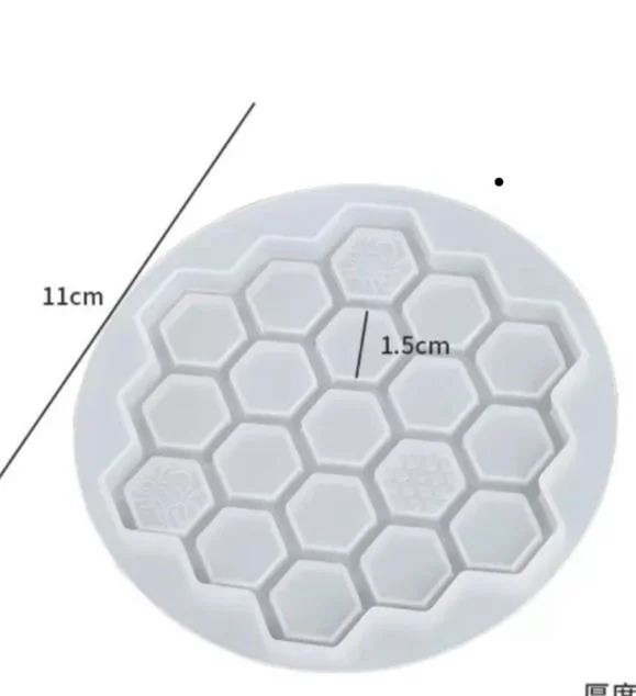 Silicone Mould Coaster Honey