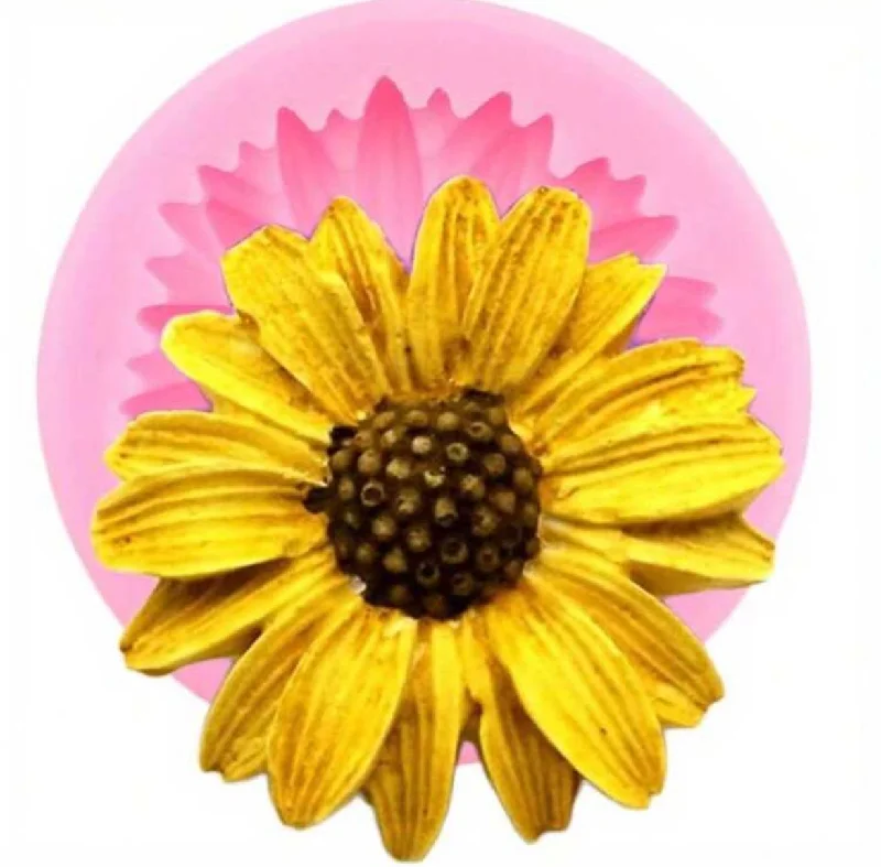 Silicone Mould Daisy Sunflower