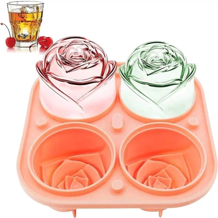 Silicone Mould Ice Tray 3d Rose