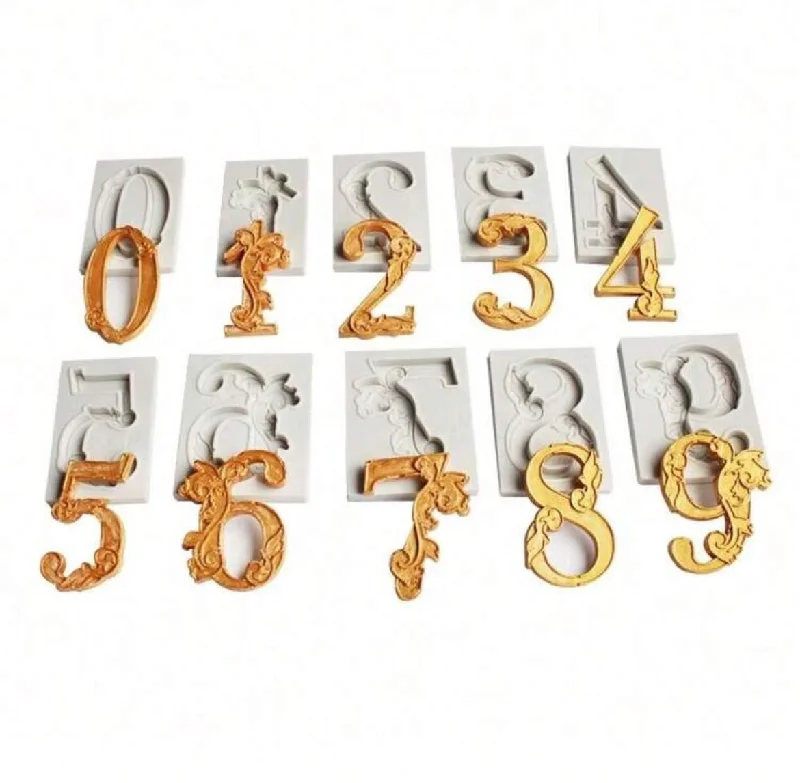 Silicone Mould Number Set