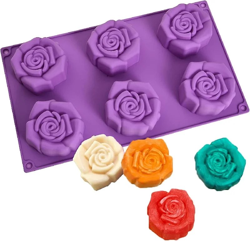 Silicone Mould Soap Flower Rose