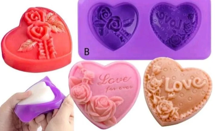 Silicone Mould Soap Heart