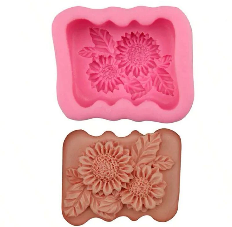 Silicone Mould Soap Sunflower