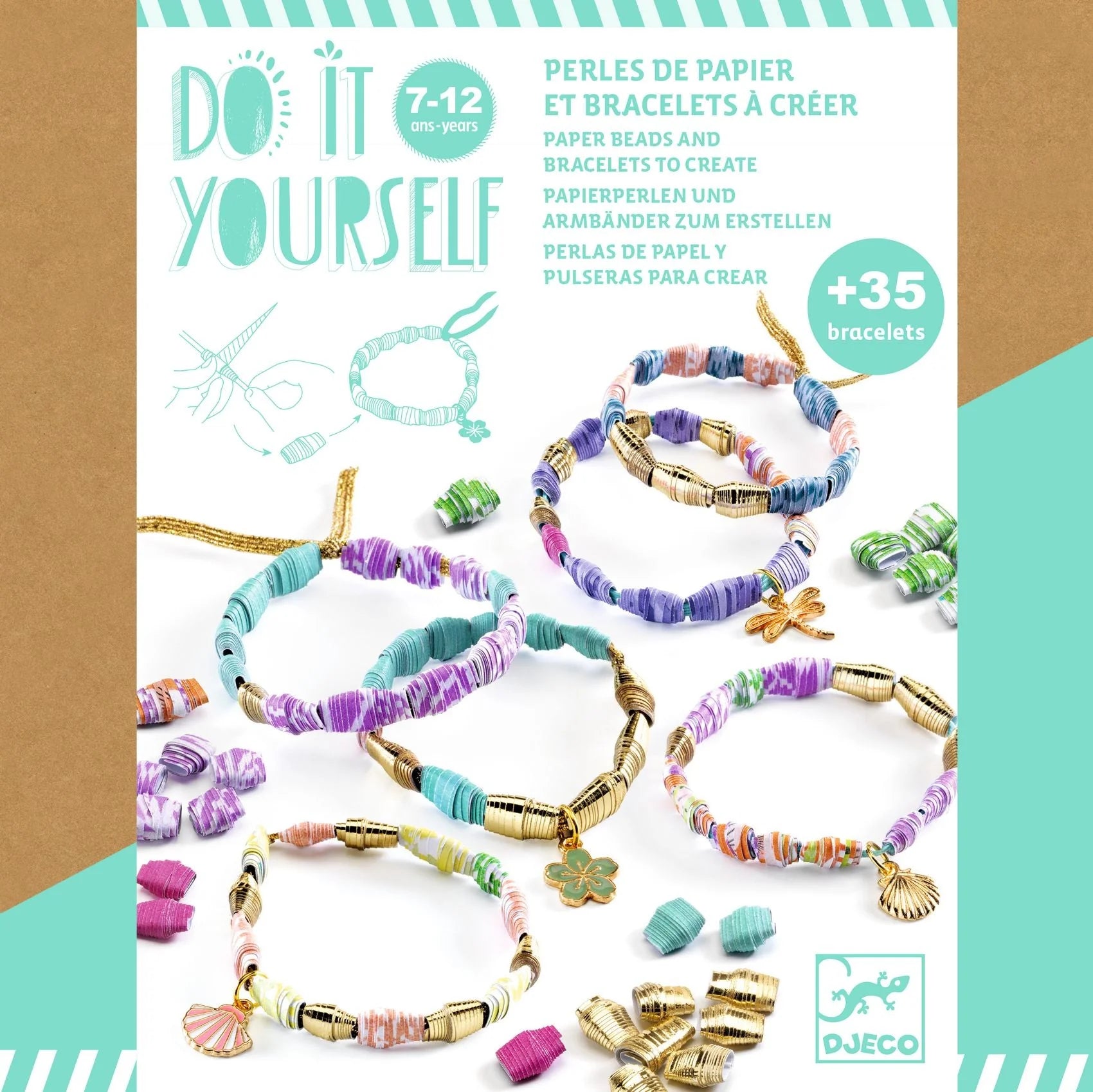 Stylish and Golden DIY Bracelets