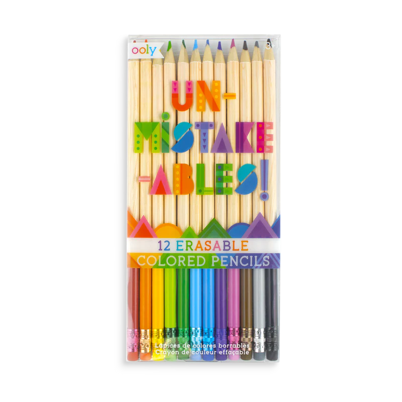 Unmistakeables Erasable Colored Pencils