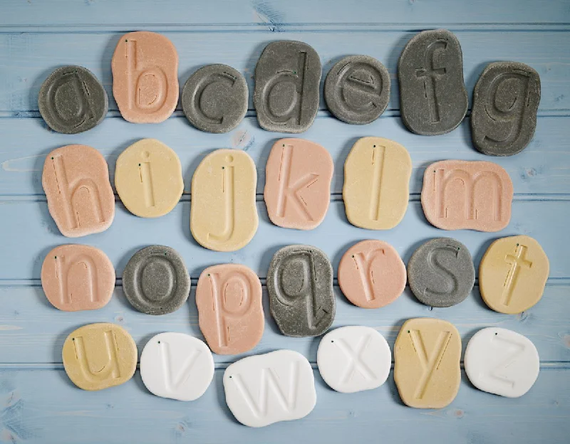 Alphabet Tracing Stones - Sensory Lowercase Letter Stones