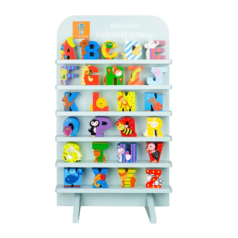 Point of sale alphabet letter stand