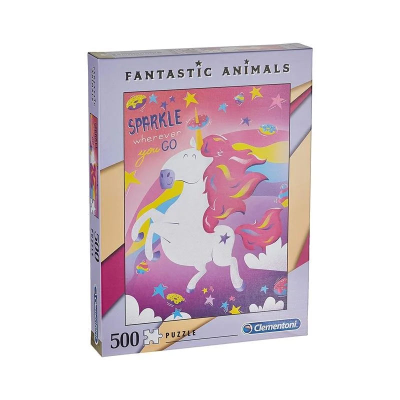 Fantastic Animals Jigsaw Puzzle - Unicorn (500pc)