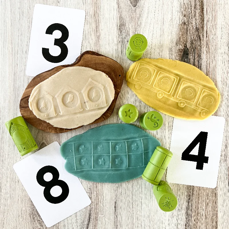 Number Frames -  Sensory Stamper and Roller