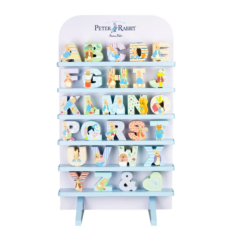 Point of sale Peter Rabbit™ alphabet letter stand