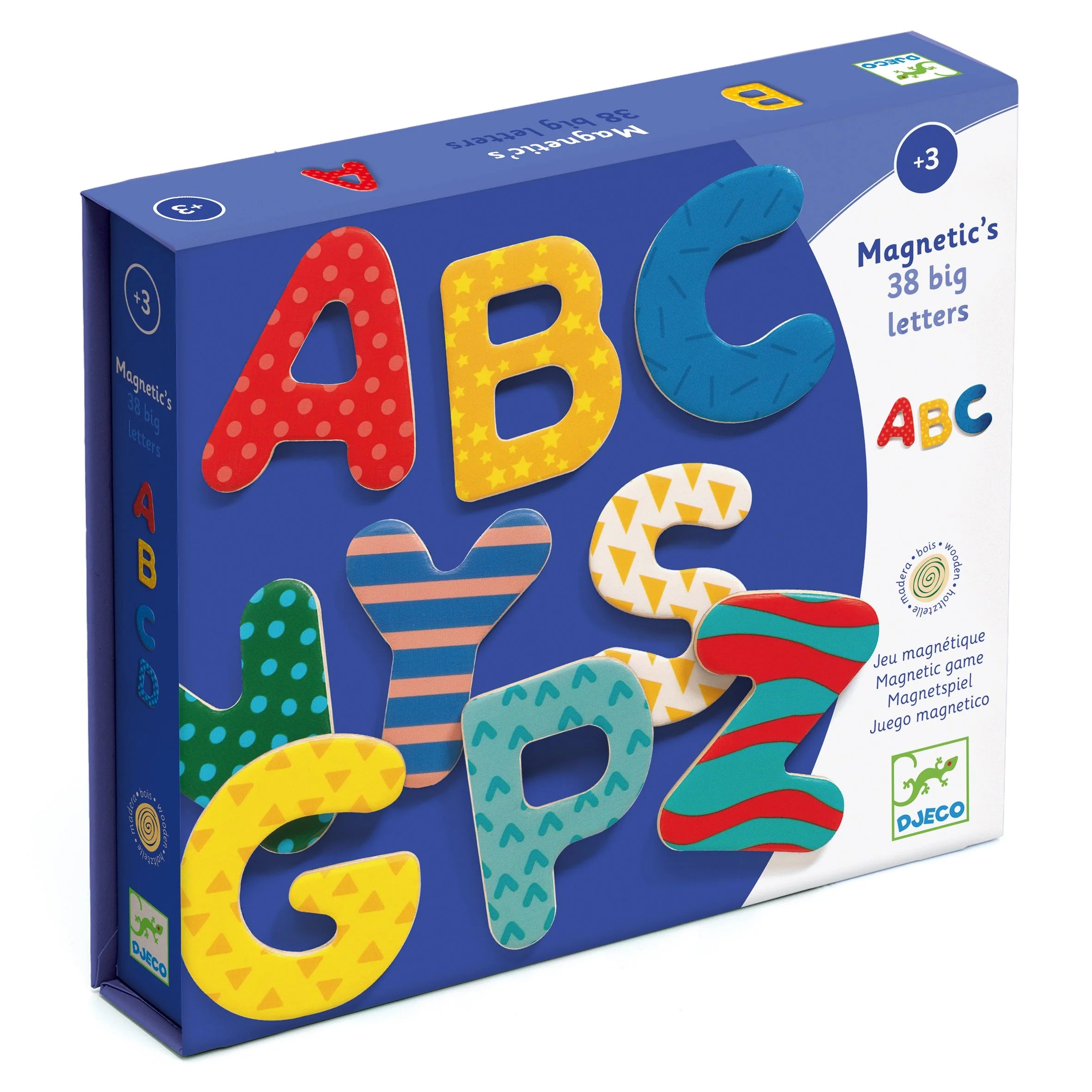 38 Big Letters Magnetic Game | DJECO