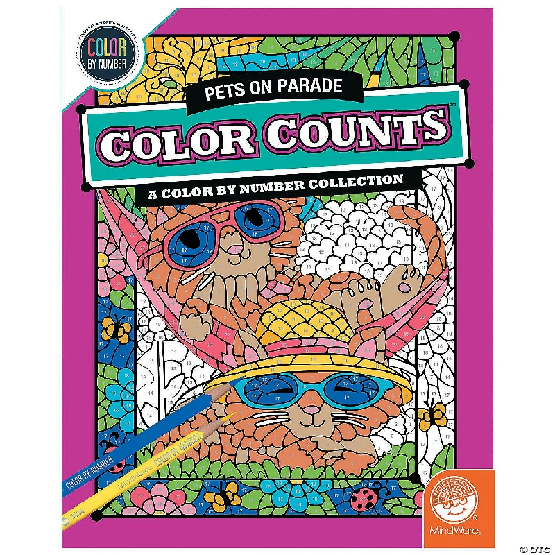 Color By Number Color Counts - Pets on Parade