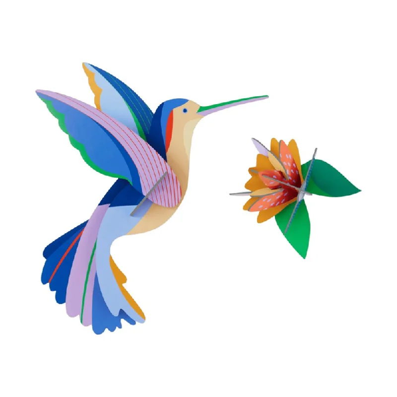 DIY 3D Wall Decoration - Hummingbird