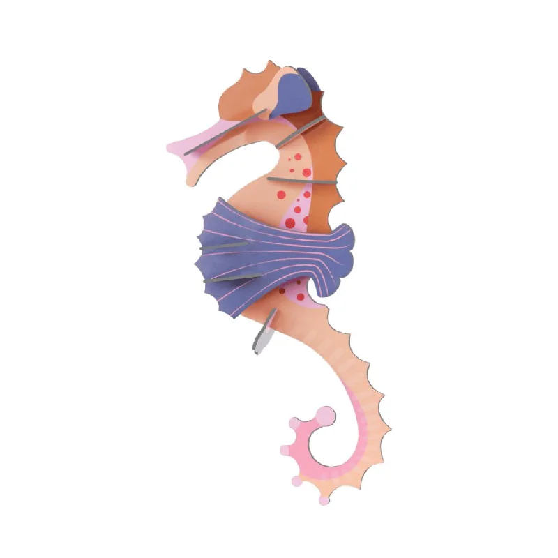 DIY 3D Wall Decoration - Pink Seahorse