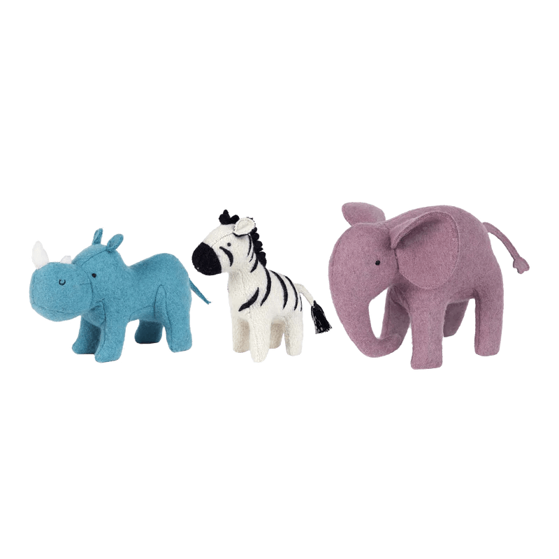 Holdie Folk Safari Animals (Set of 3) by Olliella