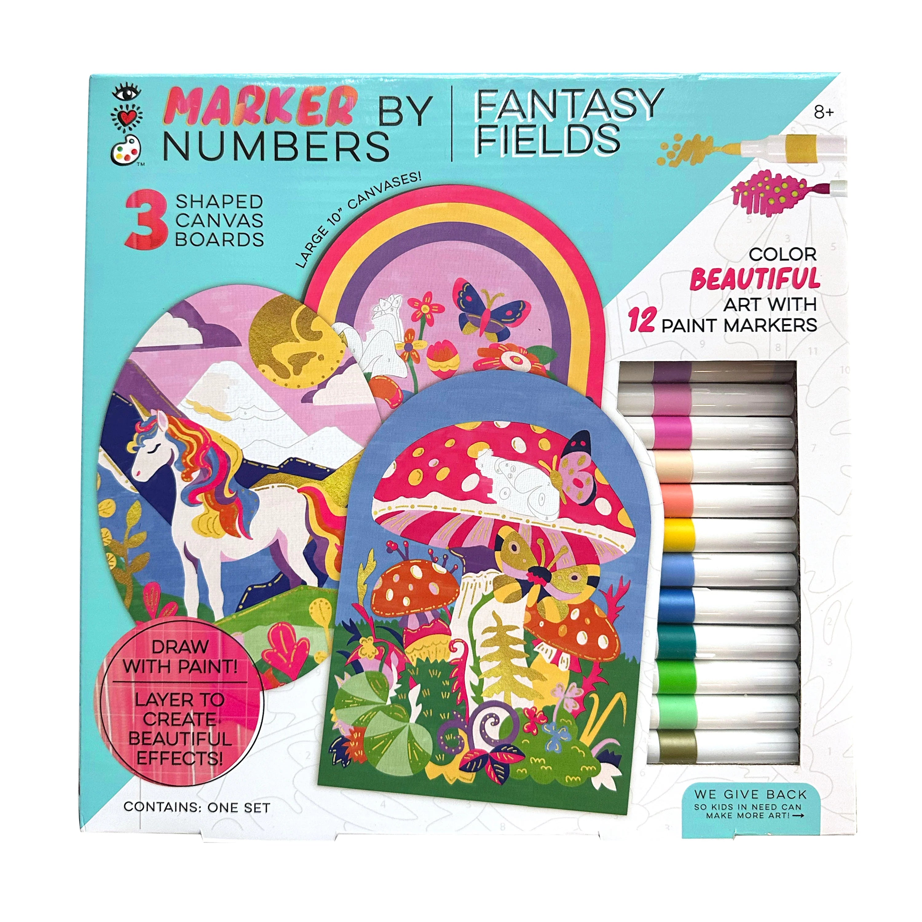 iHearArt Marker by Numbers Fantasy Fields