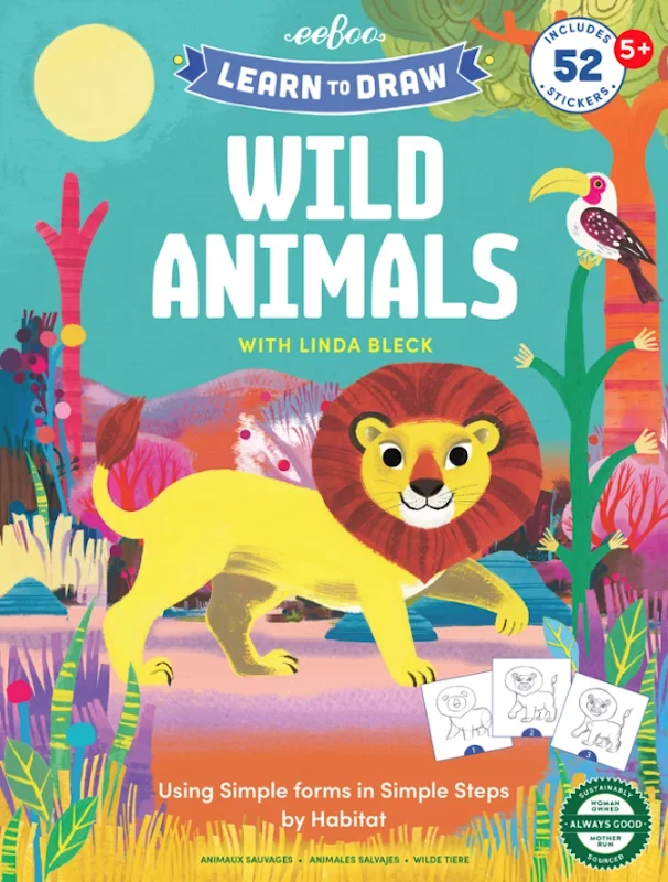 Learn to Draw Wild Animals | eeBoo