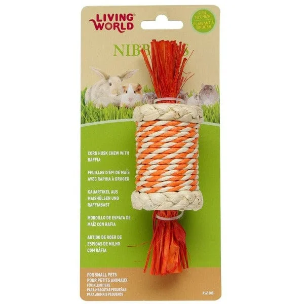 Living World Nibblers Candy Corn Husk Chew for Small Animals