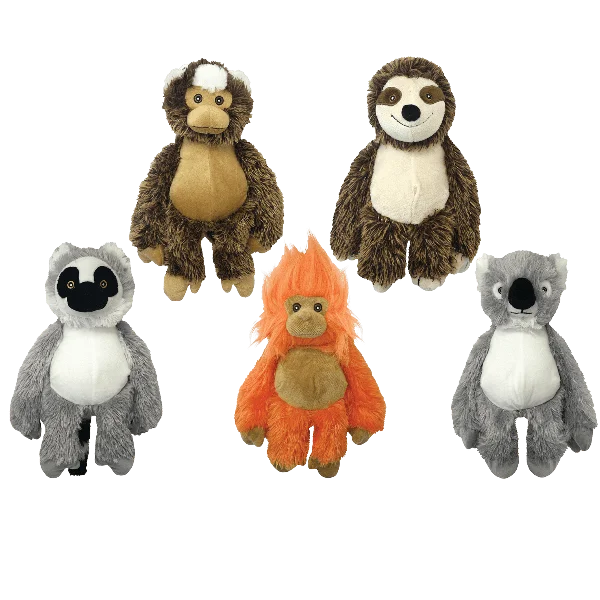 Multipet Bark Buddy Animals Assorted Dog Toy