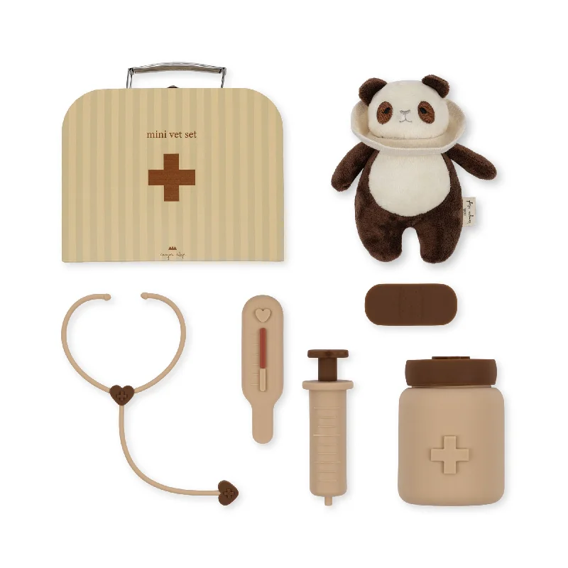 Panda Silicone Vet Set by Konges Sløjd