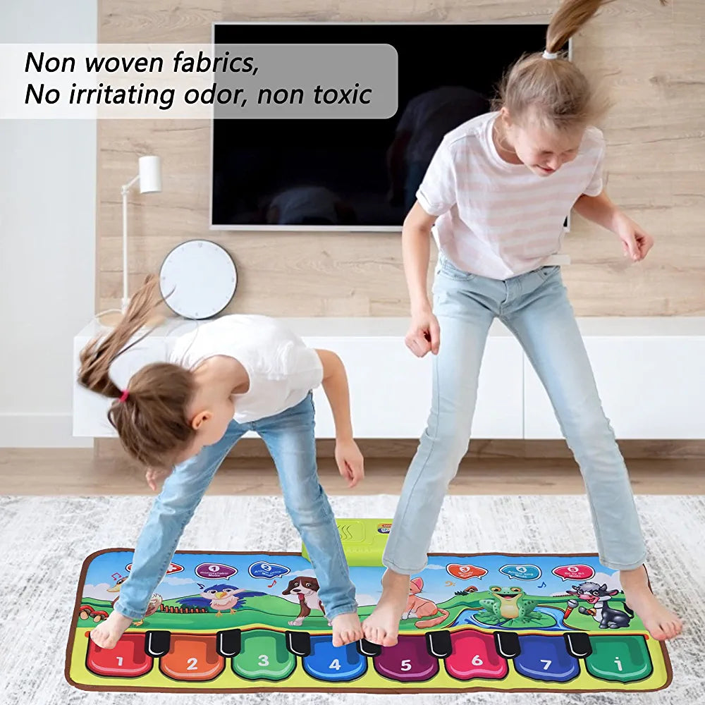 Toy Piano Mat Animals & Number