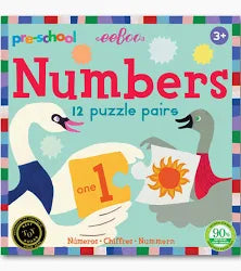 Pre-School Numbers puzzle pairs